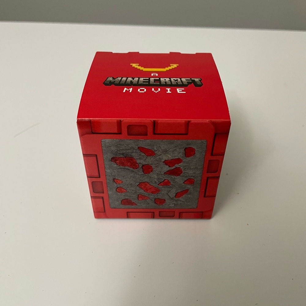 *NEVER OPENED!* Minecraft X McDonald’s Redstone Block and Creeper